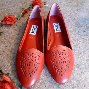 Vintage Genuine leather Diesse women loafer size 7
